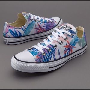 converse tropical print